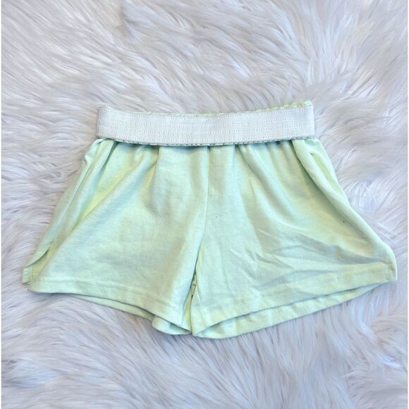 Soffe Pull On Low Rise Athletic Shorts Lime Green size Medium - Picture 1 of 5